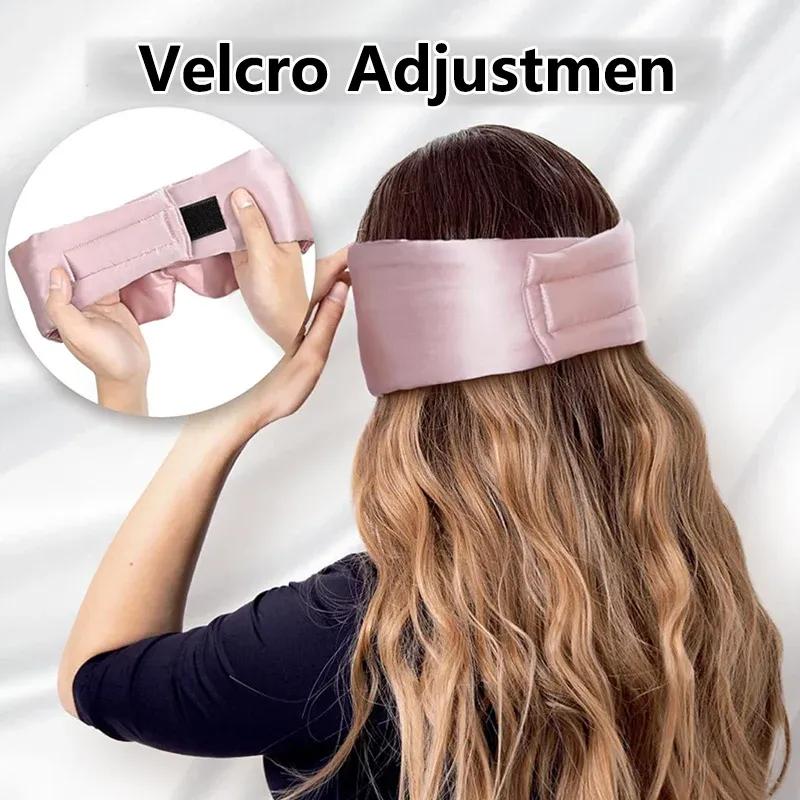 Adjustable Mulberry Silk Sleeping Mask Eye Mask for Sleep Silk Eyemask Sleeping Blackout Light Eyeshade Patch Eyes Cover Mask
