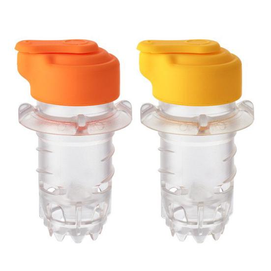 1/2Pcs Lemon Squeezer with Screw Top Lid Built-in Filter Multi-functional Hand Held Juicer Mini Manual Lemon Orange Citrus Lime Press Tool Kitchen