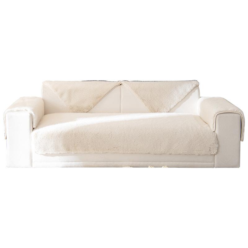 Pernă de canapea din catifea de nurcă franceză Pernă de iarnă caldă anti-alunecare Husă de canapea de pluș de calitate superioară Pernă de pânză