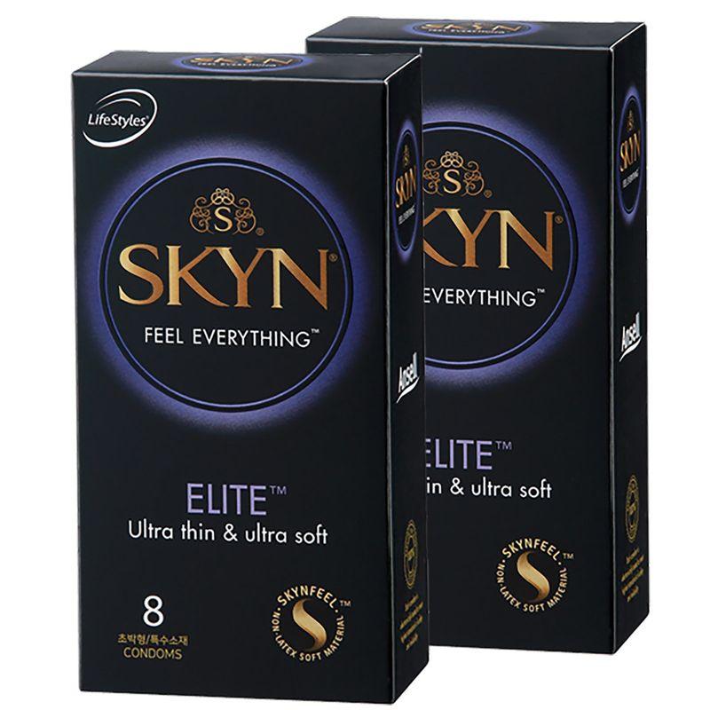 LifeStyles Skyn Elite Condoms 8ea x 2