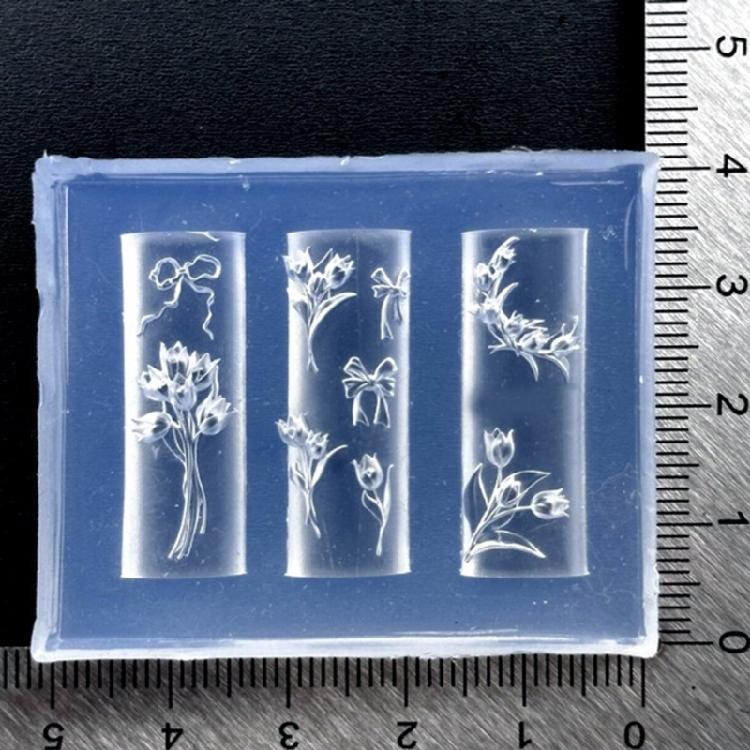 Artistics Embossed Silicone Mould For Nail Craft Projects Jewelry Making And Surfaces Embellishments