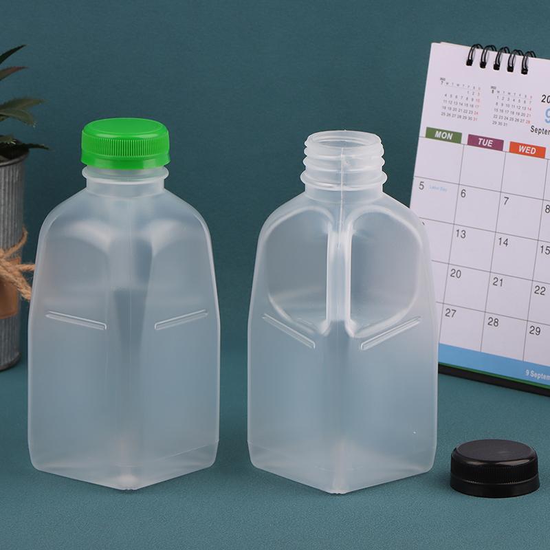 320/500Ml Clear Kids Water Bottle Empty Plastic Juice Bottle Pet Milk Beverage Bottle With Lid Camping Hiking Drinking Container