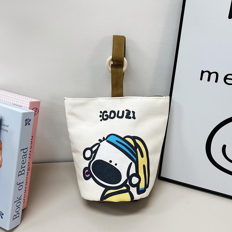 

Office workers portable handbag canvas bucket bag cute bucket type handbag Bao Ma going out handbag