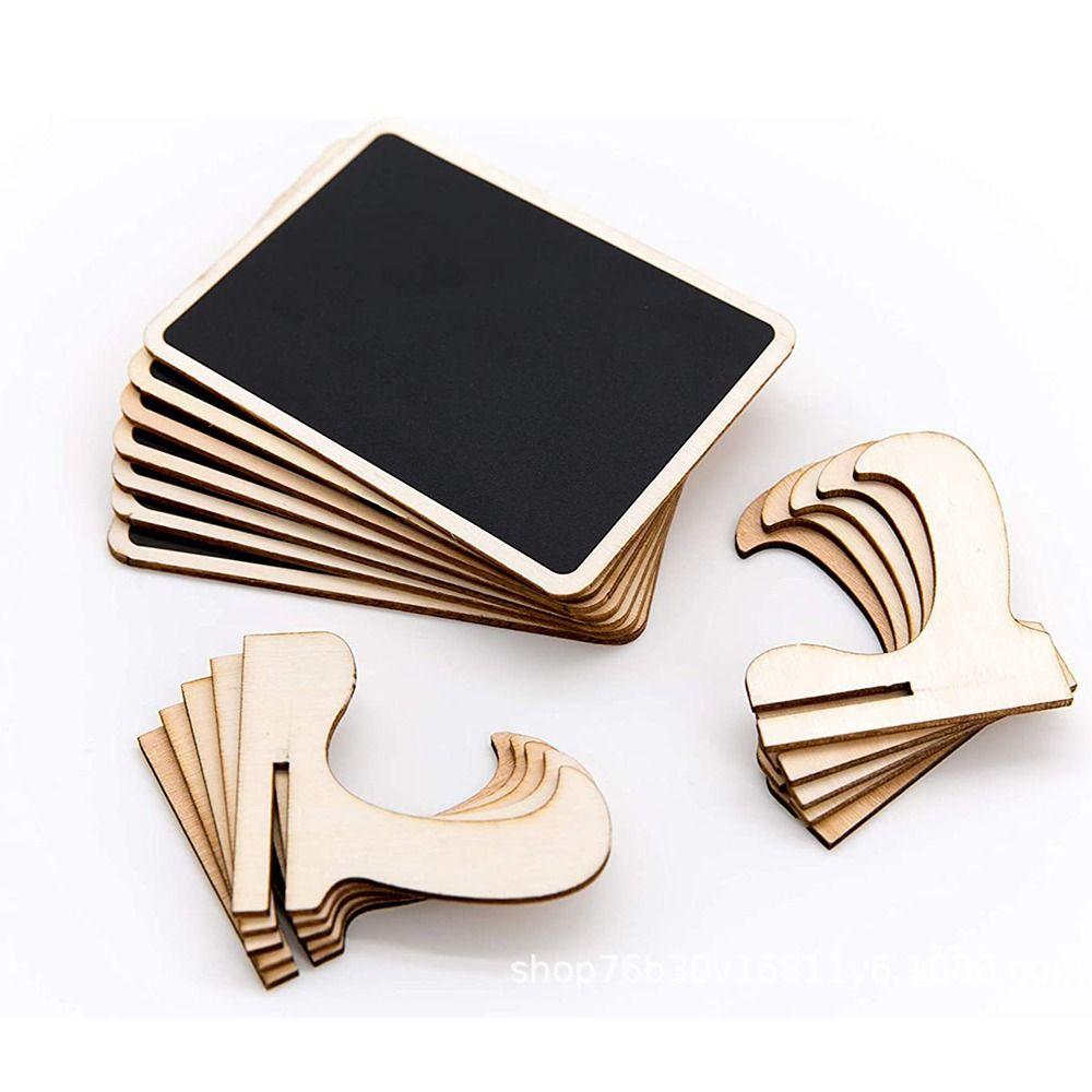 10pcs Creative Message Blackboards with Easel Stand Wedding Place Cards  Party Supplies