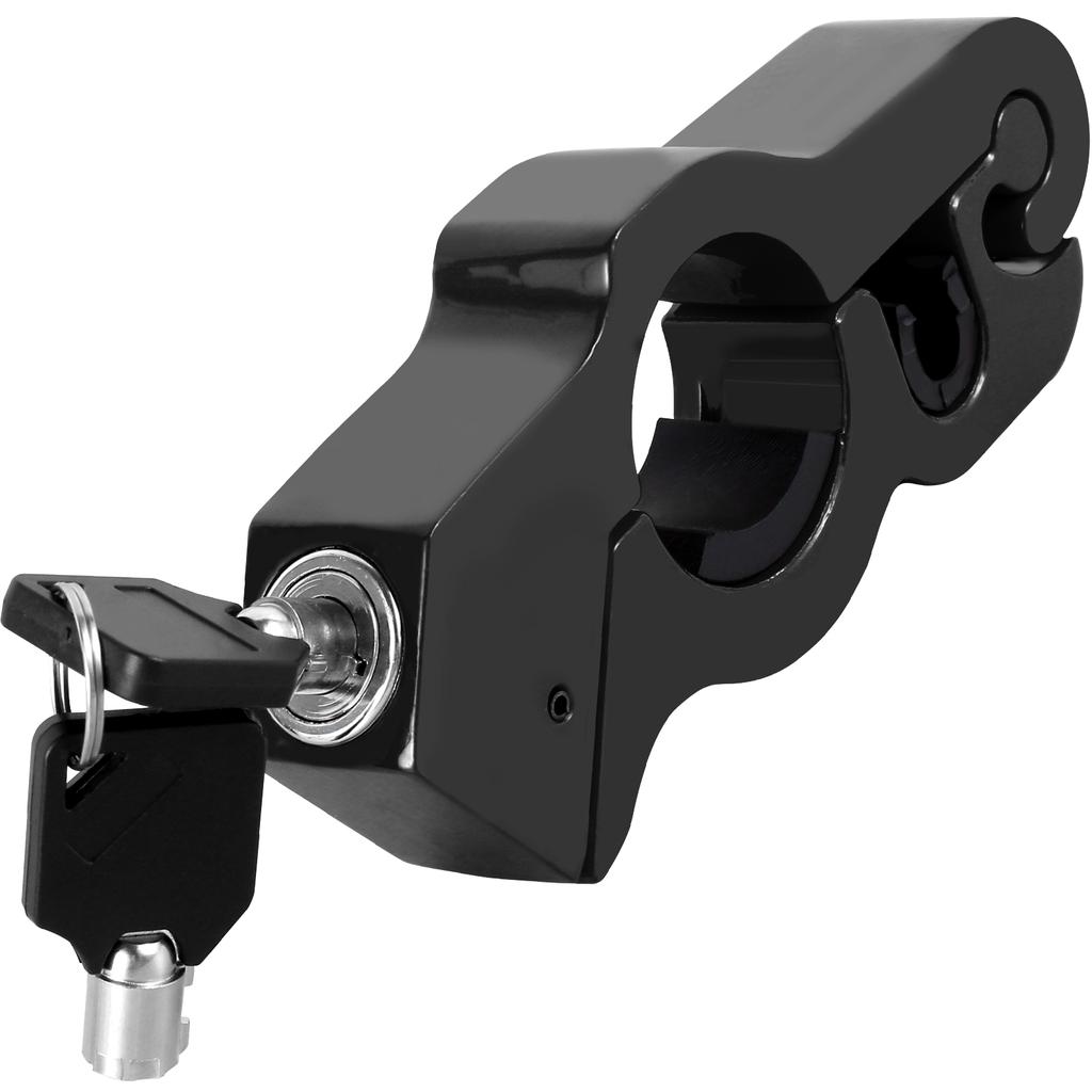 Motorcycle Handlebar Lock Aluminum Alloy Scooter Brake Clutch Security Locks Anti Theft Motorcycle Grip Lock Brake Handle Lock