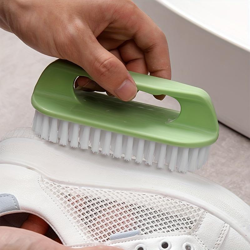 1pc, Laundry Specific Brush, Soft Brush, Shoe Product Non Damaging Multi-functional Cleaning Long Handle Handheld Brush