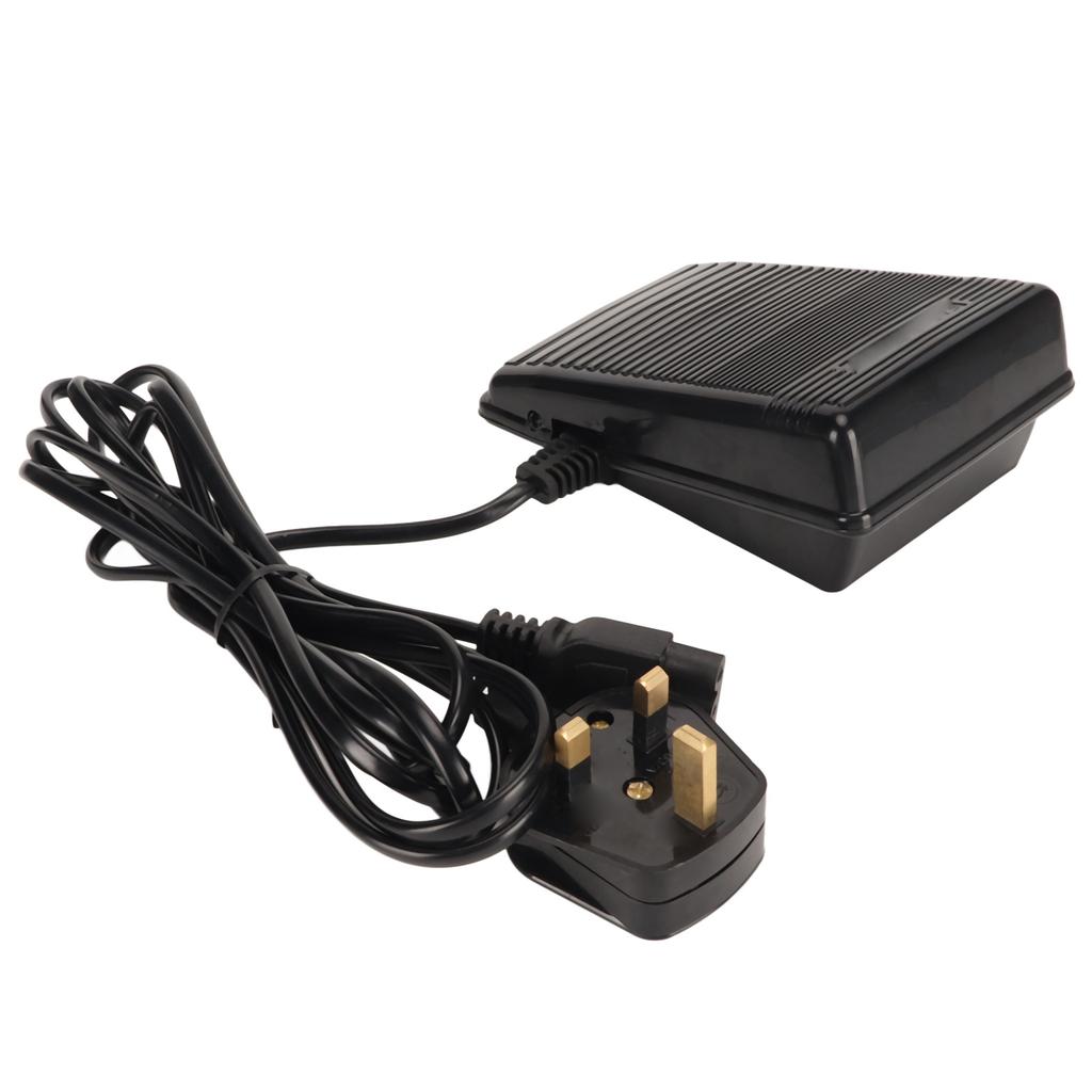 Pedală de control cu picior cu cablu de alimentare Trei găuri Rezistență la alunecare Pedală de picior pentru mașină de cusut pentru înlocuire