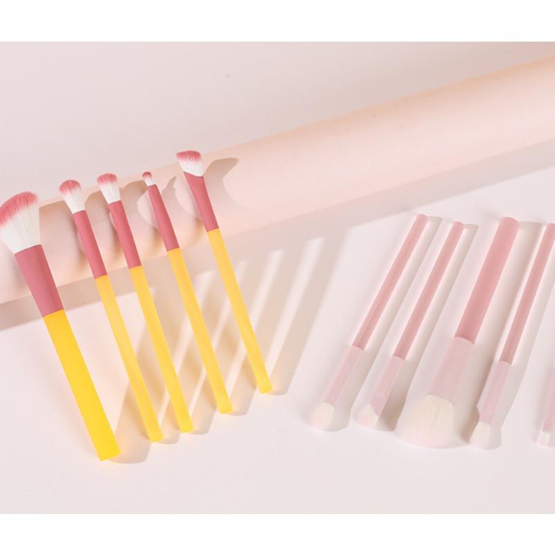 5Pcs Makeup brush set eye shadow powder brush foundation make-up powder blusher highlight concealer set beauty tools