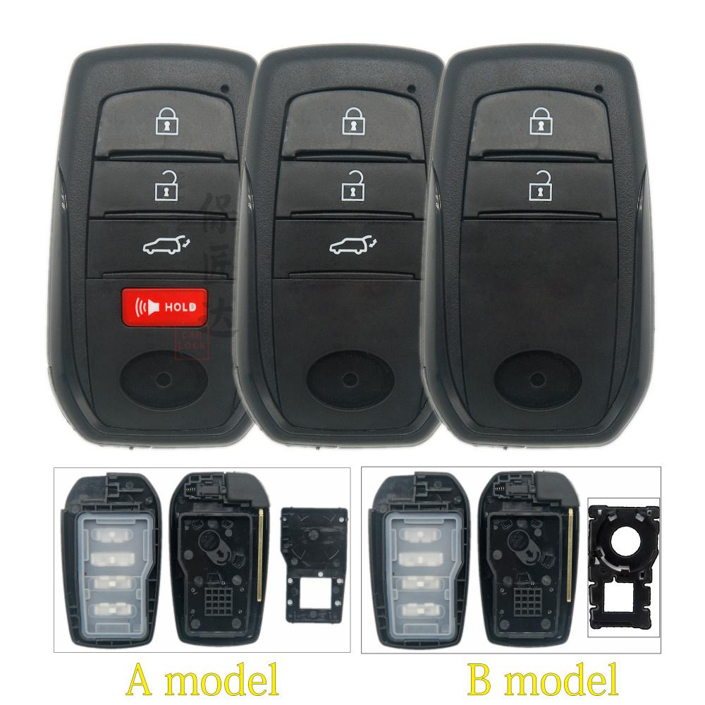 BaoJiangDa Schlüsselhülle Passend für Toyota TUNDRA SEQUOIA YARIS LAND CRUISE VVDI KD K518 Fernbedienung Auto Schlüsselhülle Etui Anhänger TOY40 Klinge