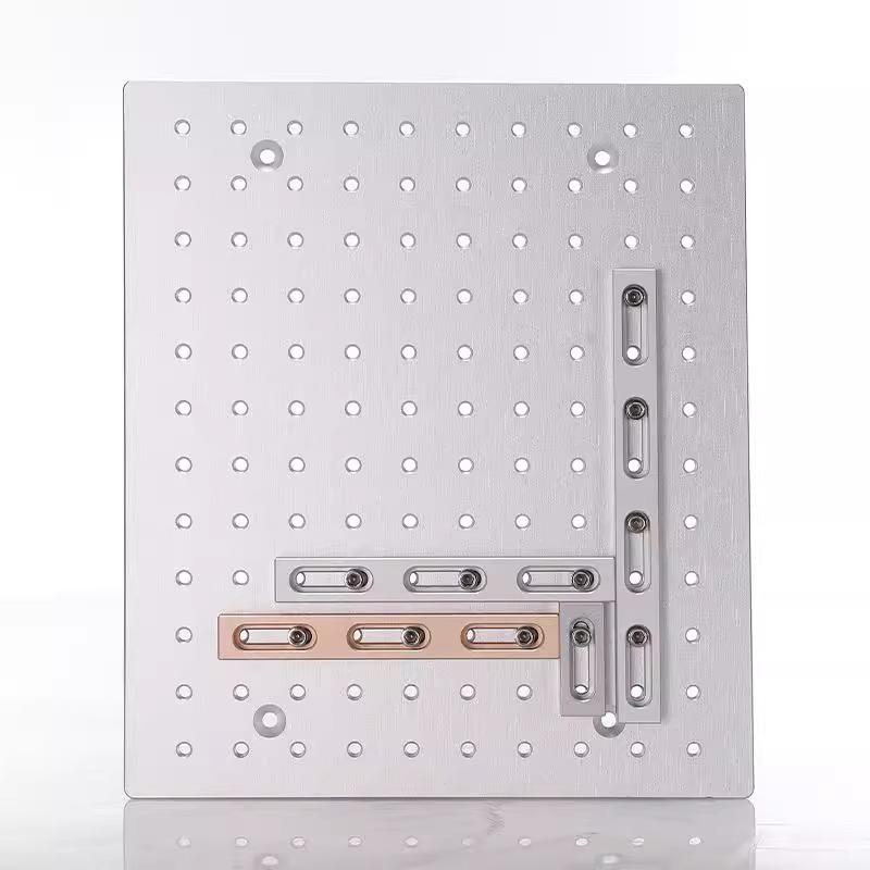 Laser Engraving & Positioning Tool: Right Angle Fixture & Marking Strip Welding Machine