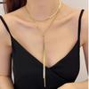 New Trendy Sweater Chain Women's High-end Long Style Simple Atmosphere High-end Autumn Necklace Clothes Accessories