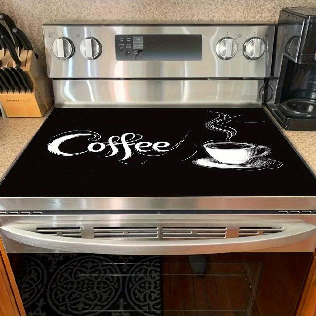 1 ks Gumová sušicí podložka s moderní kávou pro kavárnu, restauraci, kuchyňský koberec, prostírání, odolná diatomová zemina, podložka na stůl, podložka pro domácí mazlíčky, kávové nádobí