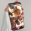 Handsome T-TENMA T-TSUKASA Anime Game P-Project S-Sekai Pjsk Phone Case Cool Black Silicone Soft For IPhone 16 15 14 13 12 11 X