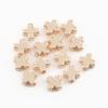 10pcs Copper Beads Charms Cross Heart Star Moon Beads Plated Crafts Color Retention Beads for Jewelry Making Diy Bracelet Necklace