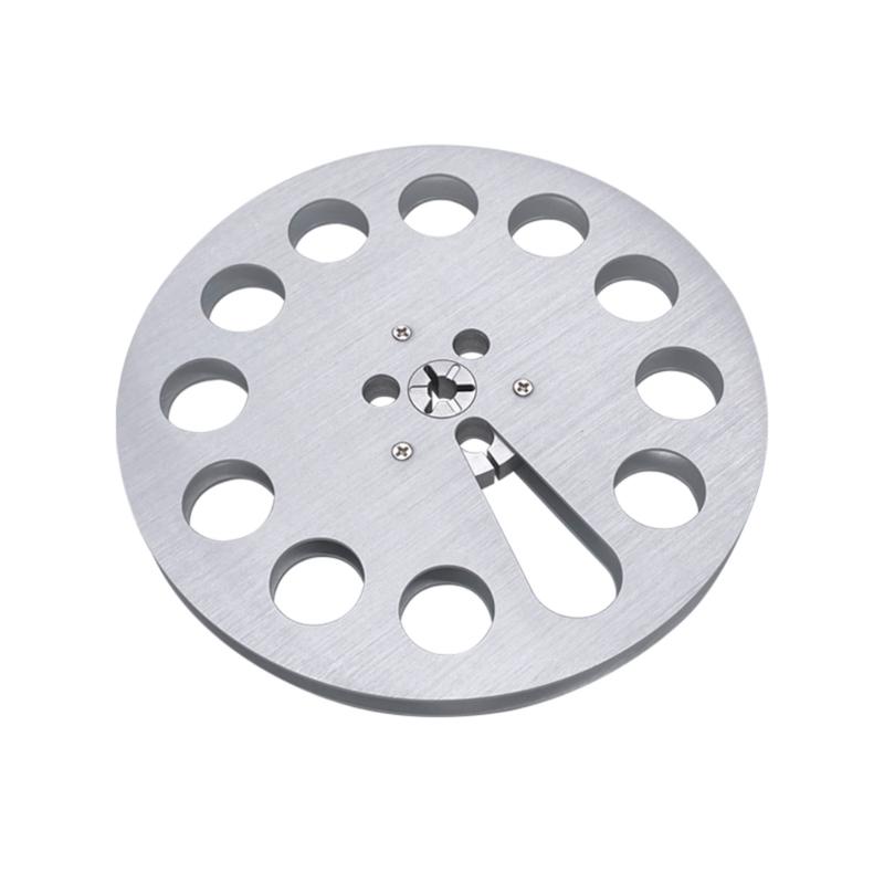 7Inches Magnetic Tape Spool Aluminum Tape Reel with 12 Holes Open Reel Audio Aluminum Takeup- Reel 7'' Multi-Color