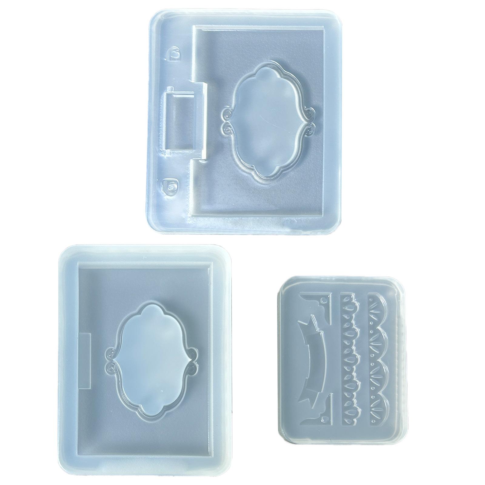 

Набор из 3 многофункциональных силиконовых форм для выпечки в форме книги, кухонный инструмент, силиконовые формы для конфет, силиконовые формы для конфет, еды