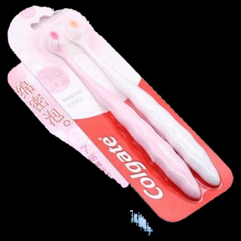 Colgate Super Dense Fluffy Bristle Toothbrushes Twin Pack