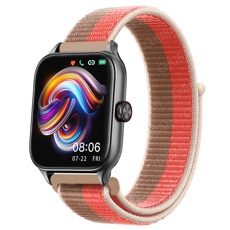 Nylon Loop Band For Amazfit GTS 4/3/2e Mini/GTR 4/3/2e/Balance/Stratos 20/22mm Watch Bracelet for Correa Amazfit Bip 5-6 Straps