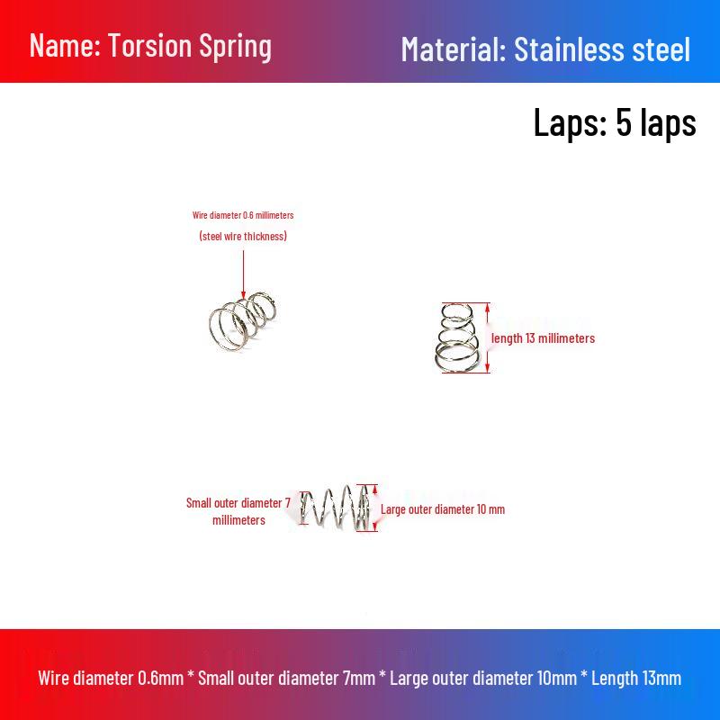 Stainless Steel Pagoda-Shaped Trapezoidal Compression Spring for Battery