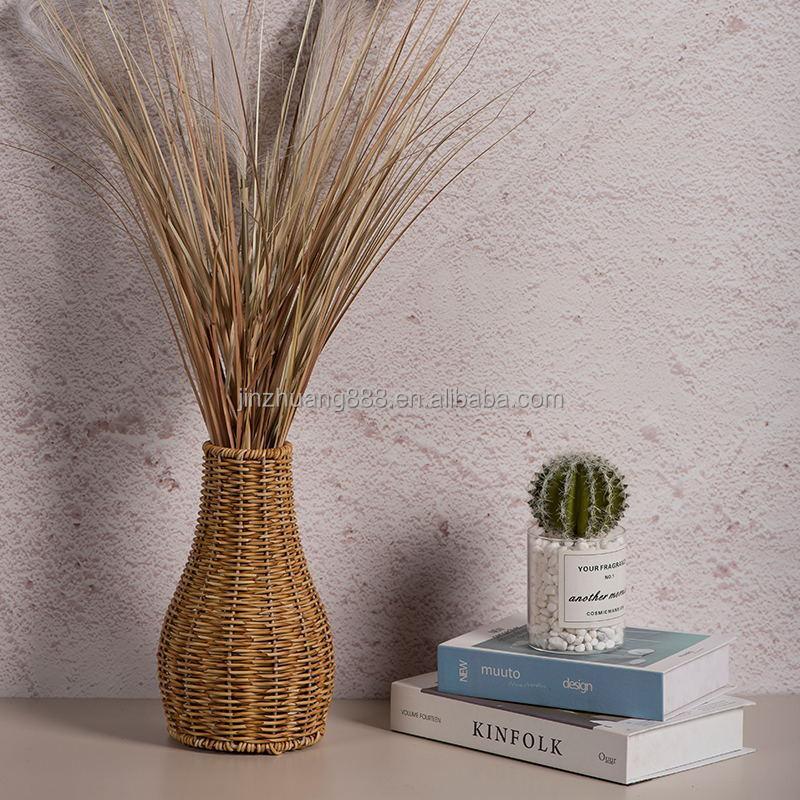 Handmade Eco-Friendly Art Deco Wooden Tabletop Vase Durable Natural Material for Home Wedding Decor Modern Design Customized