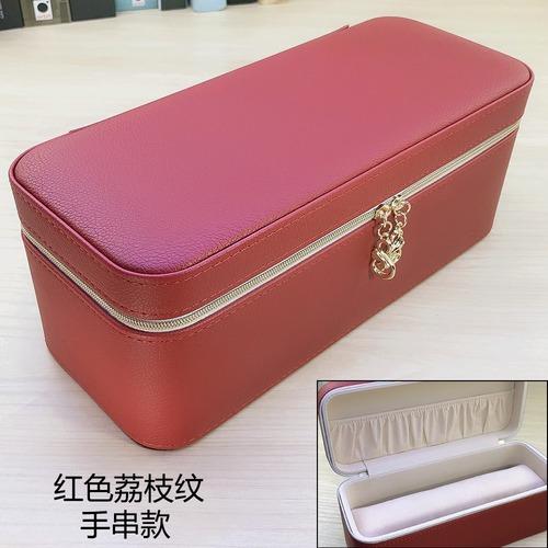 

Leather Jewelry Box Storage Big Size Jewelry Boxes Organizer Bracelet Display Stand Collection Accessories Gift Idea for Women