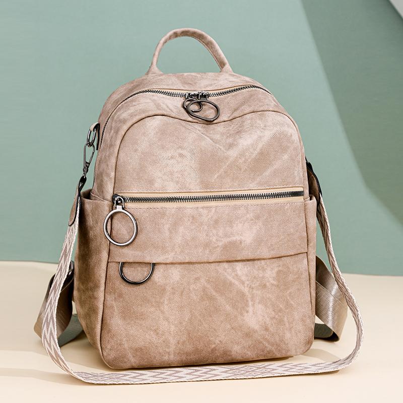 Women's Backpack Water-repellent Nylon Lightweight Shoulder Bag Travel Bag