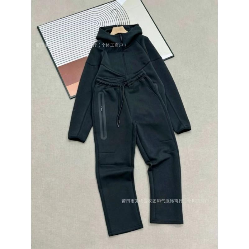 2026 Womens Tracksuit Set Hooded Jacket Sweatpants Casual Sportswear