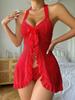 Erotic Women Transparent Lingerie Women's Underwear See Through Lingerie Sets Sexy Lace Bra And Panty Set Female Sexy Costumes