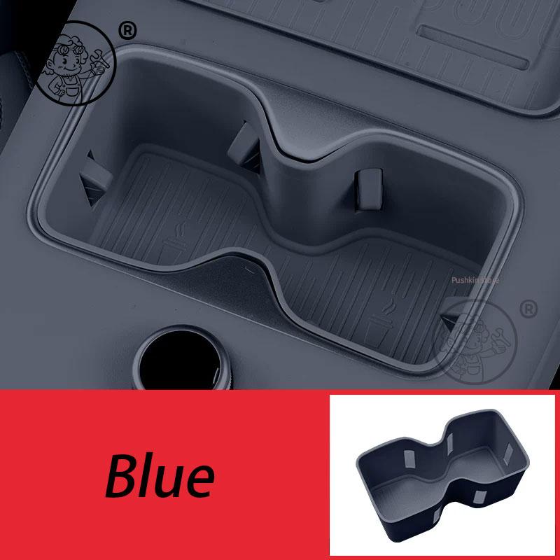For BYD Leopard 7 Titanium 7 2025 2026 Car Silicone Refrigerator Storage Box Restyling Tray Interior Storage Accessoriestyhr11