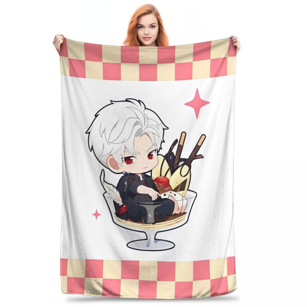 Sylus Love And Deepspace Art Blanket Cover Flannel Lightweight Throw Blankets for Car Sofa Couch Bedroom Quilt