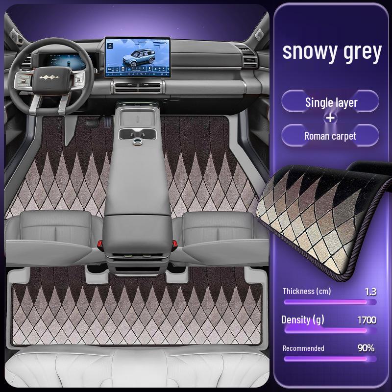 Eco-friendly Waterproof & Dustproof Floor Mats for Equation Leopard Titanium 7 - Double-layer Car Interior Accessories