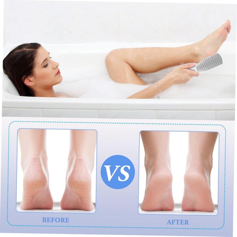 Foot Scrubber Stainless Steel Pedicure Foot Rasp File for Callus Removal Dead Skin Remover Exfoliant