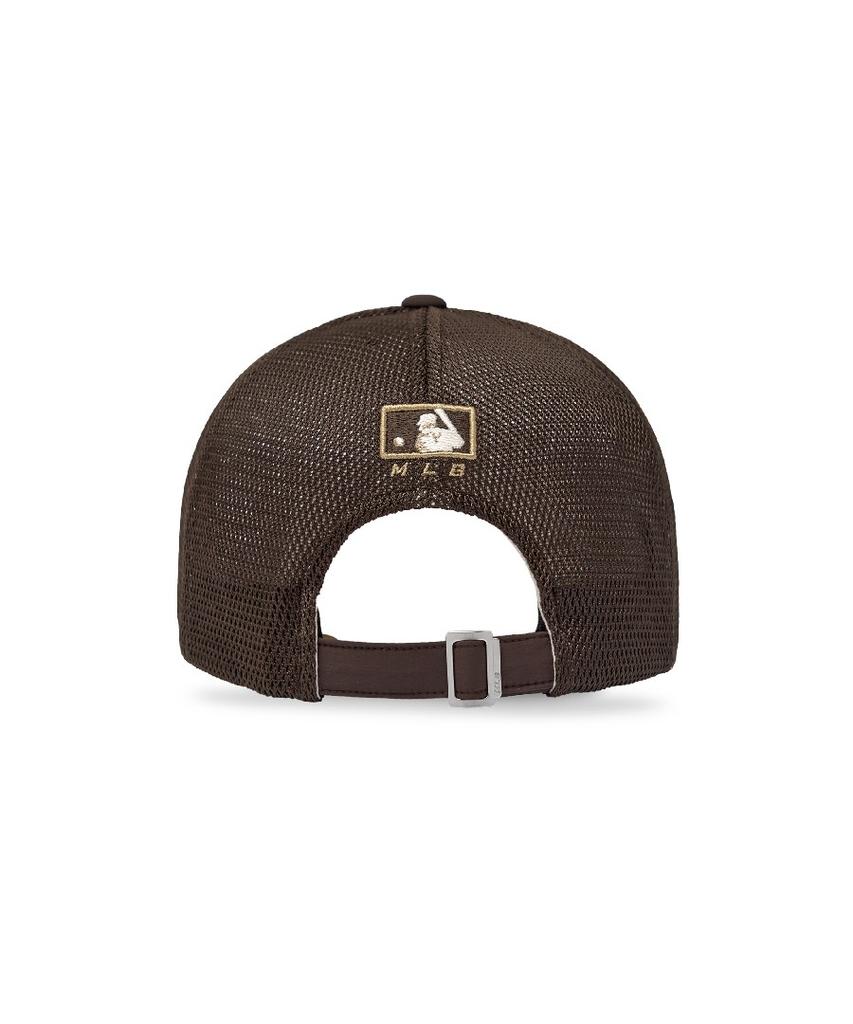 Emelbi Sportive Color Block Mesh Cap Ny (Brown)