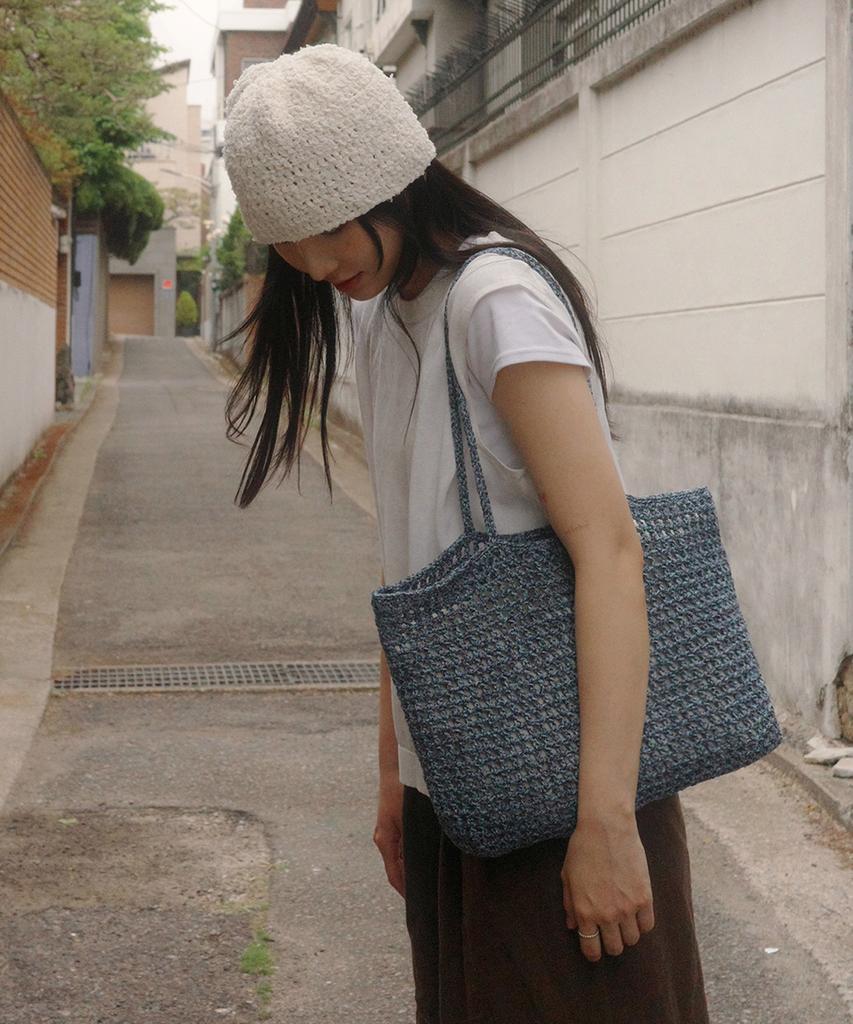 Ando By Hand More Shoulder Bag Ink Blue