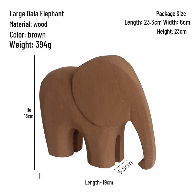 Adorno de Caballo de Madera Estilo Nórdico Morandi para Decoración de Hogar, Oficina o Sala de Estar