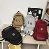 Men Large Capacity Backpack Middle School Student Schoolbag Women Travel Backpack