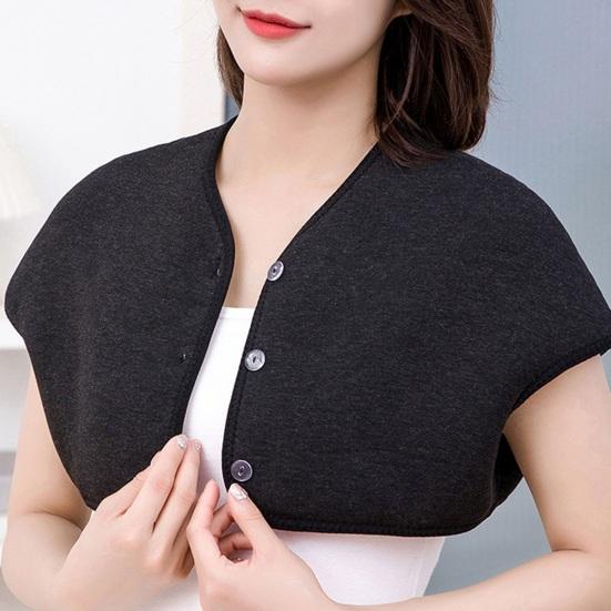 Warm Shoulder Brace Winter Thermal Fleece Lining Shoulder Warmer Elderly Men Women Shoulder Protector Wearable