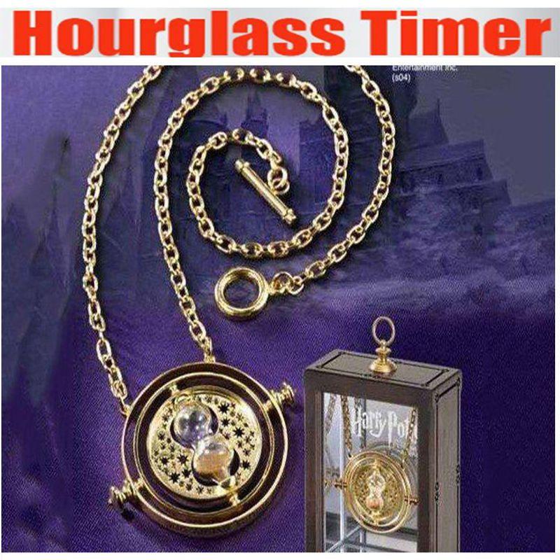 Hermione 1pc Granger Rotating Spins Hourglass Potter Time Necklace Turner