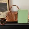 Modische Damen-Lederhandtasche Vintage Boston Boston-Tasche Umhängetasche mit abnehmbarem Riemen Geeignet für Arbeit, Einkaufen und Reisen
