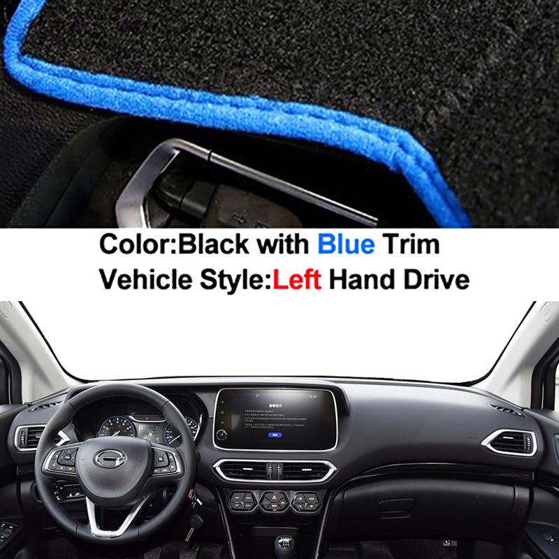 Car Dashboard Cover For GAC Trumpchi GS4 2018 2019 Center Console Protector Carpet Dashmat Sun-shade Accessories