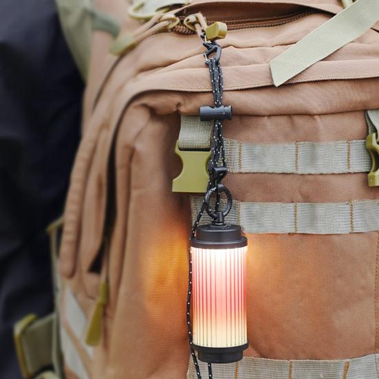 Outdoor Lamp Hanging Rope Adjustable Multi-purpose Reflective Rope Backpack Waist Tent Camping Lantern Hanging Cord with Rotary Hook