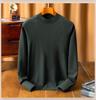 2025 Men's Winter Thickened Sweater: 48ct Fine-Spun, 400g Semi-High Collar, 100% Pure Wool