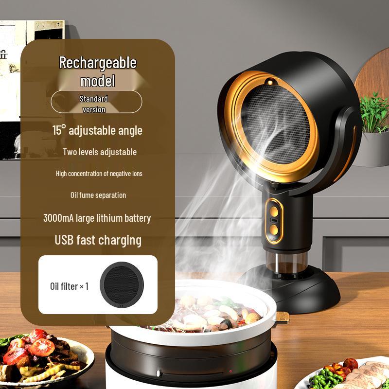 Desktop Range Hood for Hot Pot & BBQ - Dormitory Grill Oil Exhaust Fan