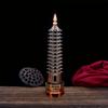 Brass Nine-Story Wenchang Tower Office Decoration Ornament