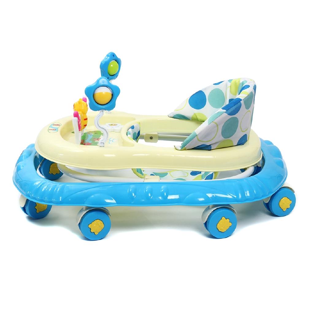 New 6-18 Months Baby Walker Baby Balance First Steps Walker Kids Toddler Early Educational Trolley Learning To Stand Walker