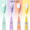 Nail Art Graffiti Pen 3D Painting Pen Nail Dot Pen String Pen, Acrylic Paint Marker