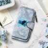 Stylish Skiing Dad Themed Long Wallet Soft Fashion Purse for Men Portable Daily Use Card Cash Holder