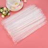 100Pcs 260mm/240mm/210mm Clear Long Flexible Drinking Straws Wedding Party