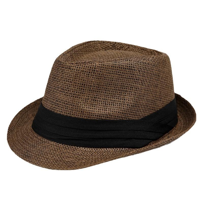 Sun Visor Summer Out Travel Men Straw Hat In The Elderly Top Hat Jazz Beach Dad Hat
