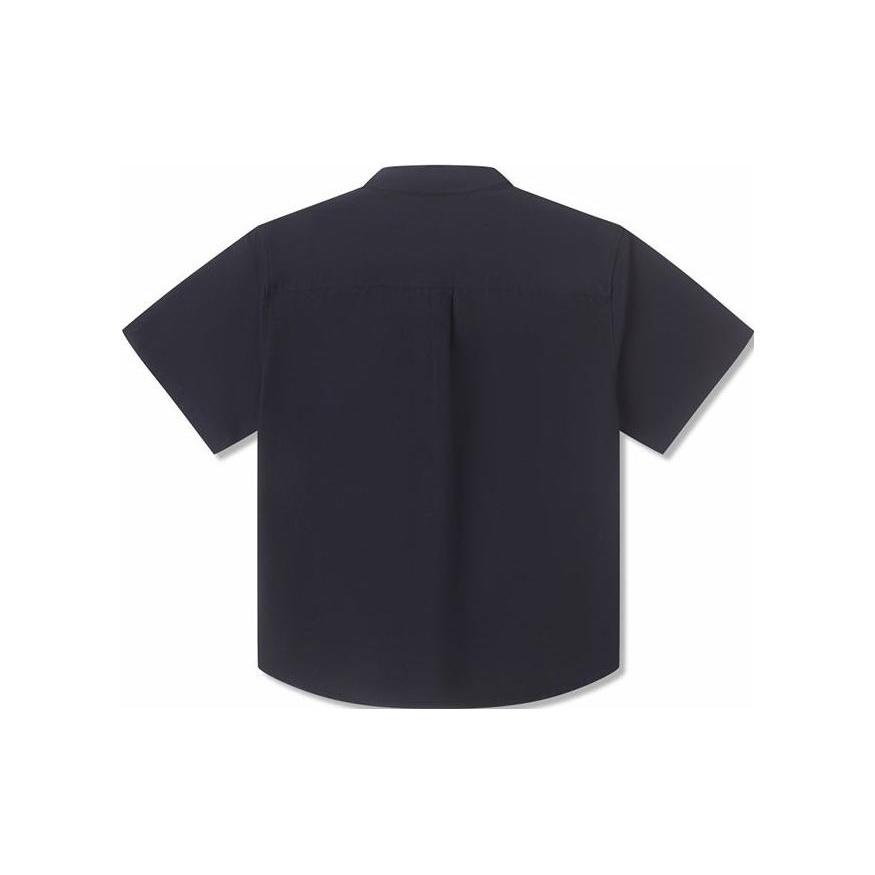 Converse Short Sleeve Basic Woven Shirt Asia Sizing 'Black' Men's 10025290-A01